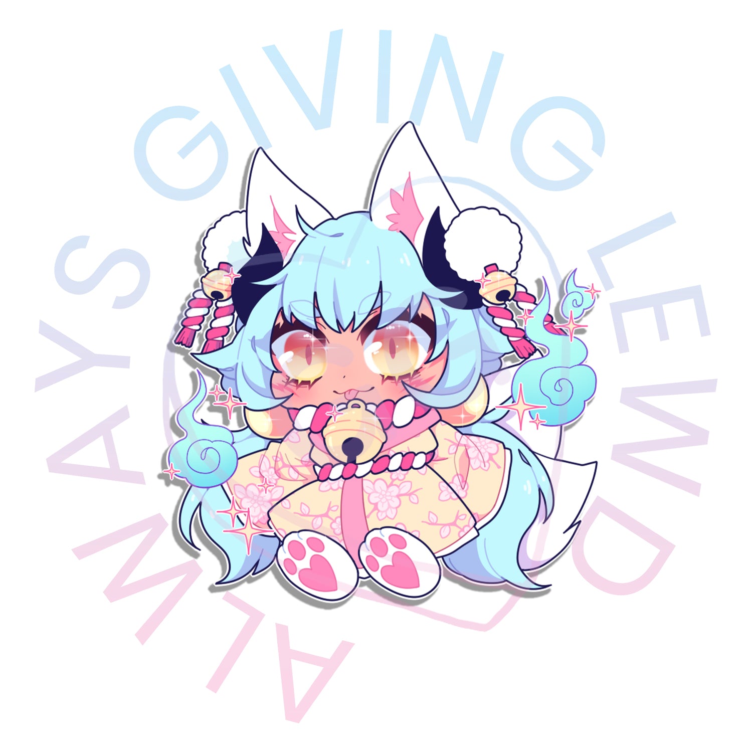 CHIBI KITSUNE YUKINA STICKER