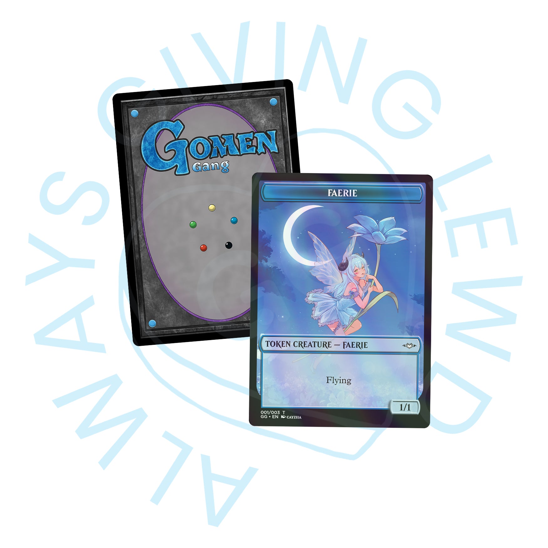 MTG FAERIE TOKEN CARD