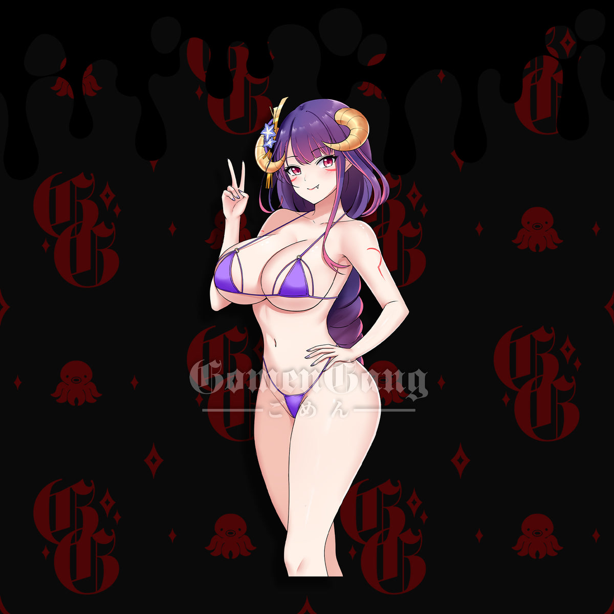 RAIDEN X HOMURA STICKER
