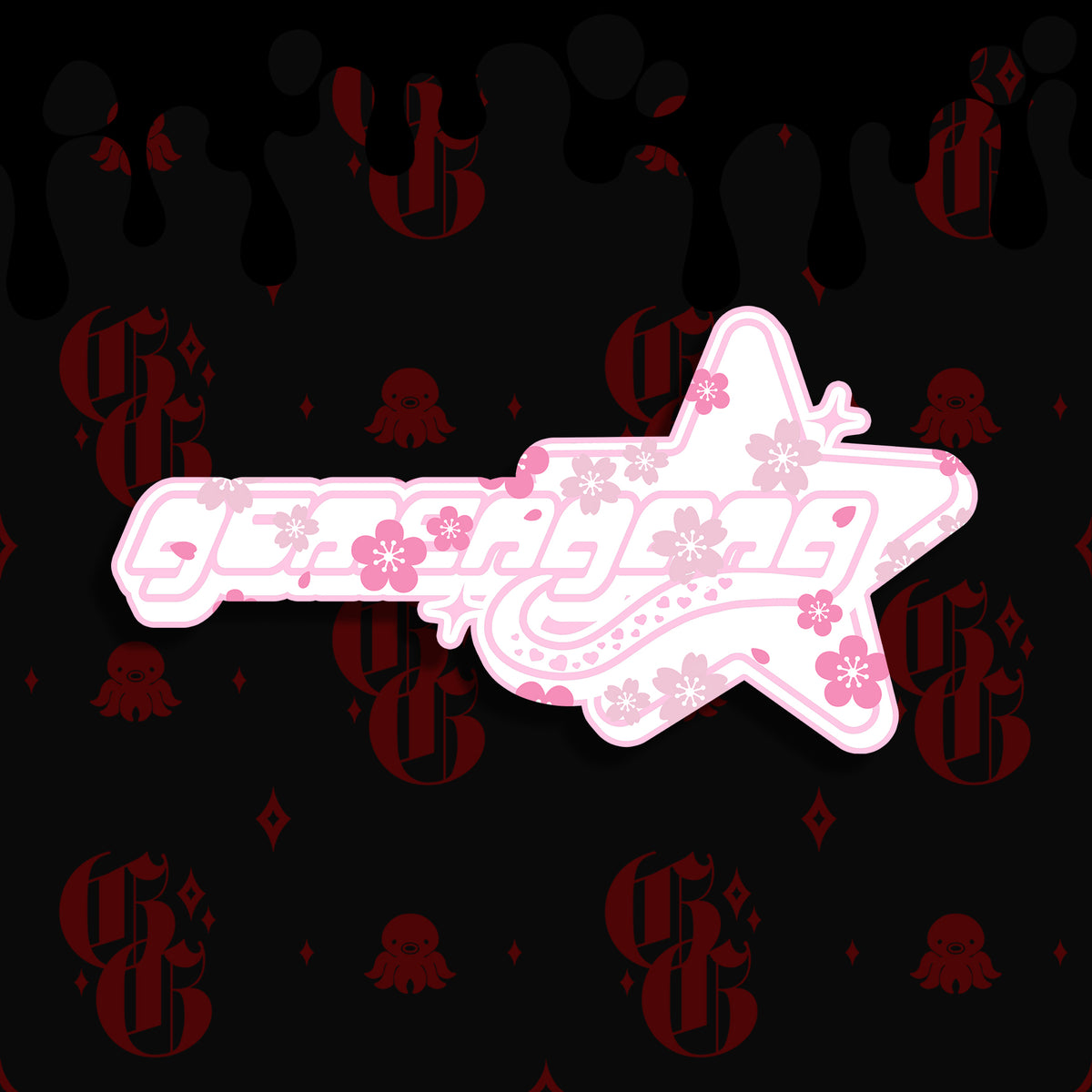SAKURA GOMENGANG LOGO STICKER