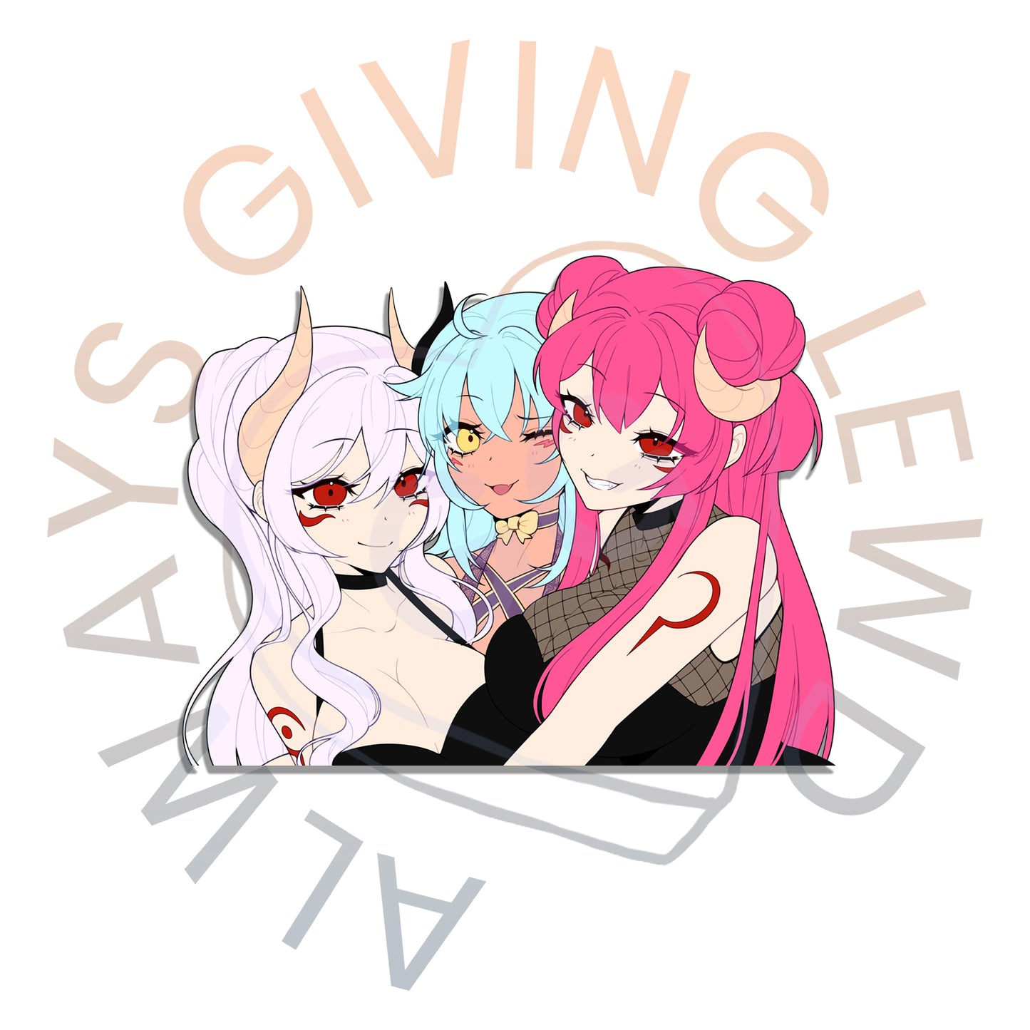 SUCCU WAIFUS STICKER  *PRE-ORDER*