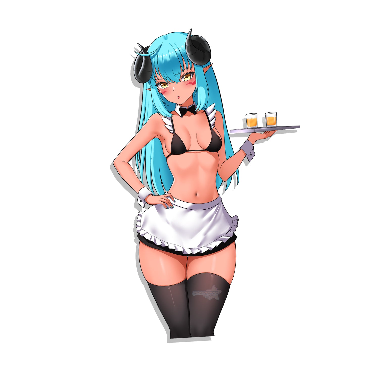 BAR MAID YUKINA STICKER